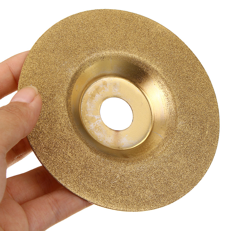 100x16mm Glass Ceramic Granite Gold Diamond Saw Blade Disc Cutting Wheel for Angle Grinder