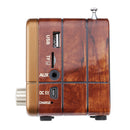 Retro AM 513-1629KHz SW FM 87-108MHz Radio AUX USB TF Card bluetooth Speaker MP3 Player