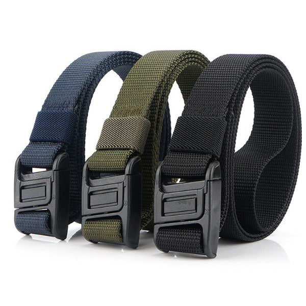 ENNIU 125cm 2.5cm 1200D Nylon Tactical Belt Zinc Alloy Buckle Quick Release Leisure Waist Belt