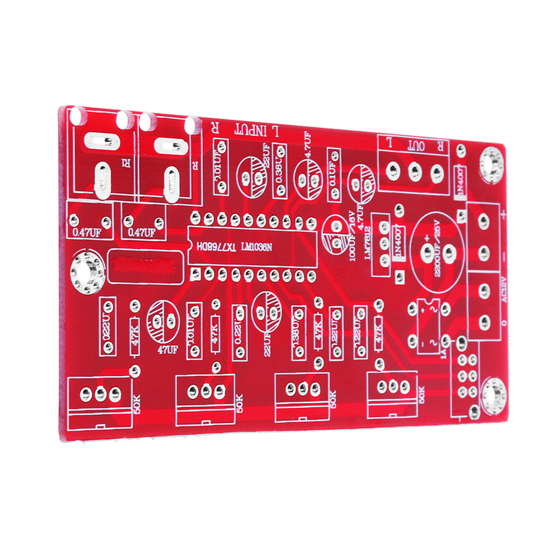LM1036 Luxurious HIFI Amplifier Preamplifier Volume Control Tone Board1000UF/25V DIY Suit