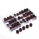 Drillpro 104pcs Sandpaper Sanding Drum with 3mm Shank Mandrel Grinding Head Polisher Abrasive Tool