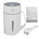 USB Battery Portable Mini 7 Color LED Air Humidifier Diffuser 2 Gear Wired Wireless Night Light Humidifier