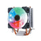 9CM Double Copper Tube Aurora DIY Game Cooling Fan CPU Radiator For 775/115x/1366/AMD Series