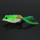 ZANLURE 5Pcs 6CM Large Frog Topwater Fishing Lure Crankbaits Hooks Bass Bait Tackle