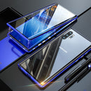 Bakeey 360 Full Body Magnetic Adsorption Aluminum Alloy Tempered Glass Protective Case For Samsung Galaxy Note 10 Plus/Note 10+ 5G