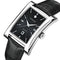 WWOOR 8017 Rectangle Dial Unique Design Men Wrist Watch Business Style Quartz Watches
