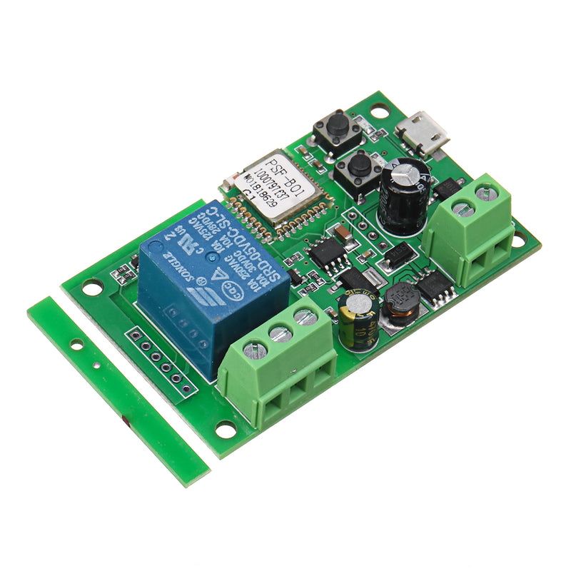 12V Self-Locking WiFi Wireless Switch for Alexa Google Home iOS or Android APP Remote Control