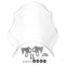 Front Motorcycle Windshield Windscreen Universal For Honda Yamaha Kawasaki Suzuki
