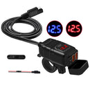 Quick Charge QC 3.0 2 USB Charger Socket Power Outlet For Car Motorcycle