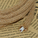 5M Vintage Rope Wire Twisted Cable Retro Braided for DIY Pendant Lamp