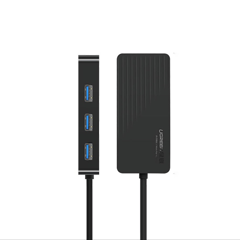 UGreen CR133 USB 3.0 to 3-Port USB 3.0 Hub with External 3.5mm SPK MIC Audio Adapter