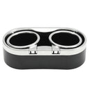 Double Hole Car Drink Bottle Holder Beverage Cup Mount Stand Plastic