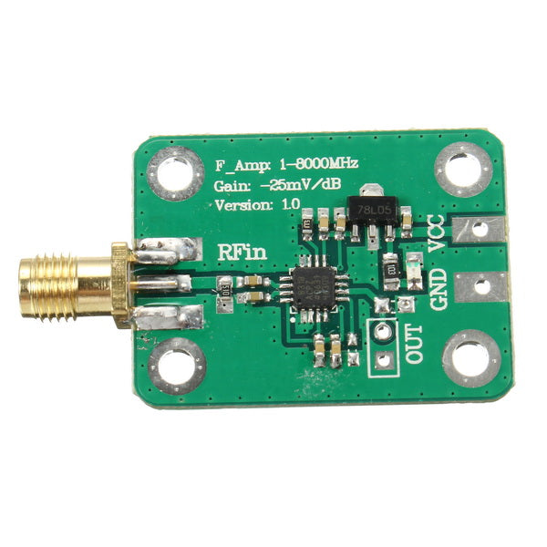 1-8000MHz AD8318 RF Logarithmic Detector 70dB RSSI Measurement Power Meter
