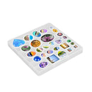 35Pcs/Set Pendant Trays Set DIY Jewelry Bezel Making Crystal Bracelet Pendant Silicone Resin Mould Jewelry Casting Molds Kit Vintage Base