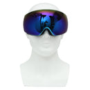 Winter Unisex Anti Fog Blue Dual Len Motor Bike Racing Outdooors Snowboard Ski Goggles