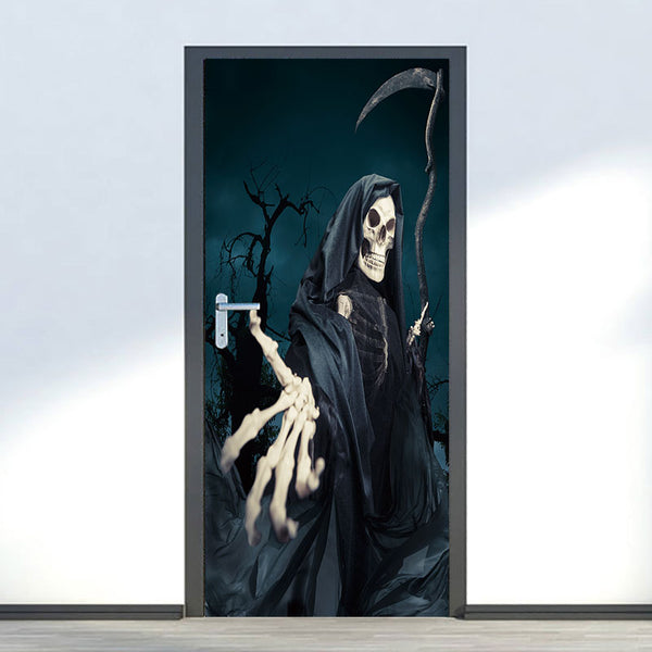 Miico MT003 Halloween Sticker Door Stickers Horror Wall Sticker Removable Stickers