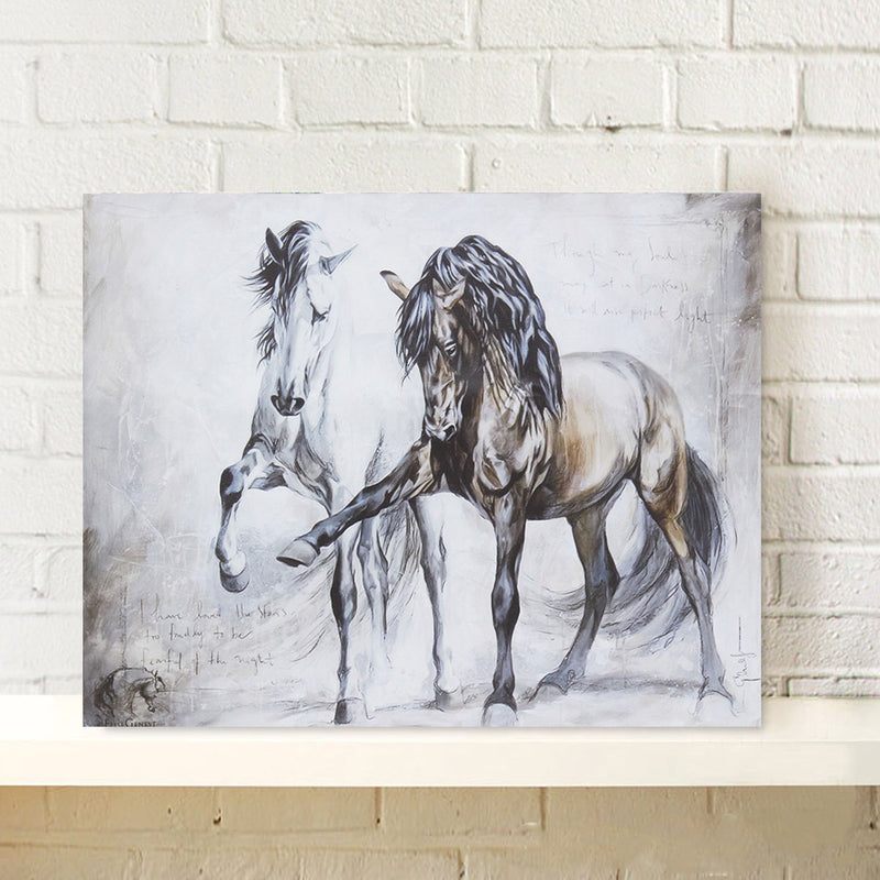 40x56cm Horse Canva-s Painting Pictures Wall Art Home Decorations Waterproof Unframed