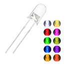 100pcs Warm White Green Red Blue UV Yellow White Orange Pink Yellow-Green F5 DIY 5mm LED Diode Assorted Kit