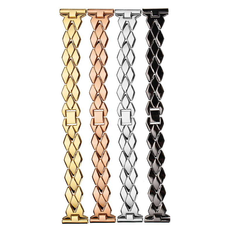 Bakeey Replacement Stainless Metal Steel Smart Watch Band for Fitbit Versa