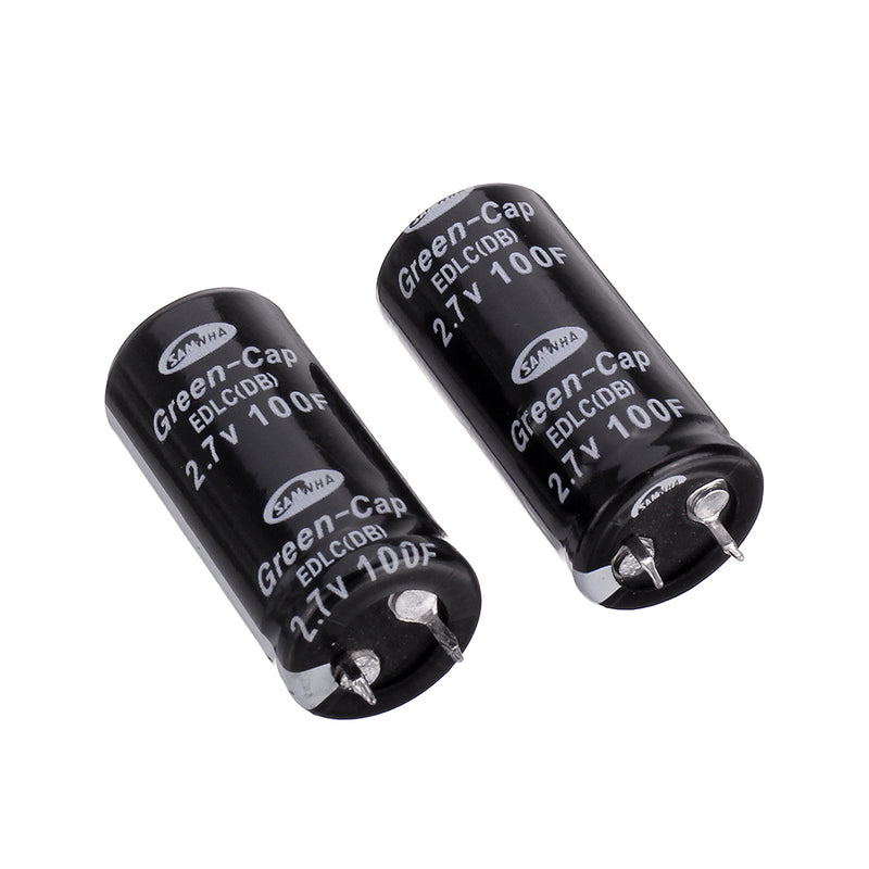 2pcs Super Capacitor 2.7V 100F Ultra Capacitor Farad