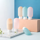 Jordan&Judy 3 Pcs 60ml Silicone Sub-bottle Travel Portable Shampoo Shower Gel Squeeze Bottles Cleaning Supplies