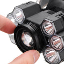 XANES 4101-7 LED Bike Bicycle Cycling Headlamp Zoom 18650 Battery Rechargeable Xiaomi Motorcycle