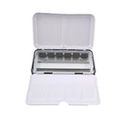 12 Grids Empty Watercolor Paint Rack Tins Box Palette Metal Painting Storage Half Full Pans For Art Painting