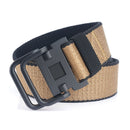AWMN DB19 120cm Nylon Tactical Belt Punch Free Quick Release Buckle Adjustable Casual Canvas Belt