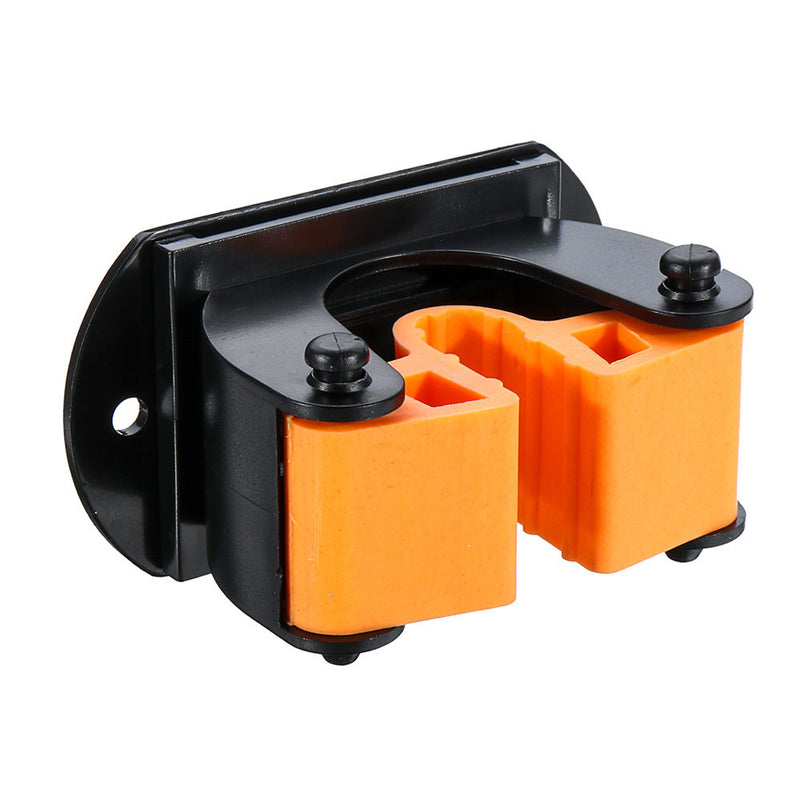 4 Position Mop and Broom Holder with 5 Hooks Multifunctional Mop Holder Tools Kit