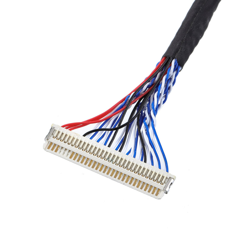 FIX-30P-DO8 30 Pin 2CH 8-bit Commonly For 17 19 22 23.6 Inch Screen Cable LVDS LCD Driver Board