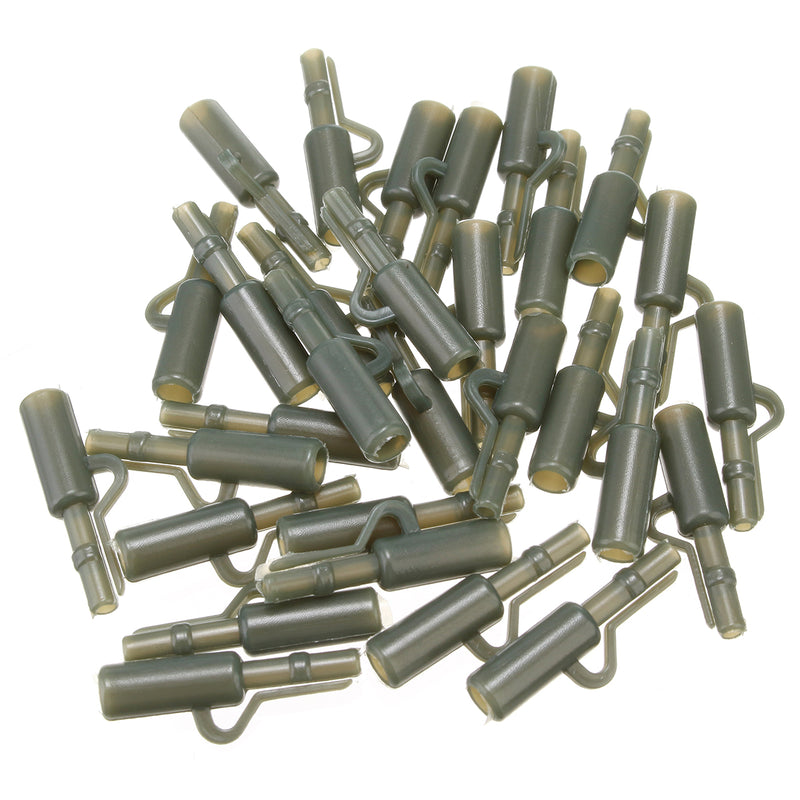 90pcs Carp Fishing Tackle Safety Lead Clip + Quick Change Swivels + Tail Rubbers Set