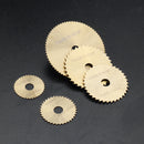 Drillpro SW-B2 6pcs HSS Circular Saw Blades Set Titanium Coated Saw Blade for Rotary Tools
