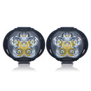 CNSUNNYLIGHT 2pcs 9V-85V 12V 1000Lm Super Bright Motorcycle LED Headlights Waterproof Lamp Scooter Spotlight 6500K White Work Car Fog Spot Lights