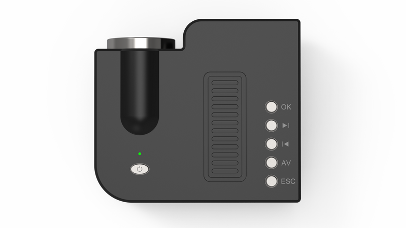 UNIC 28C Mini Portable LCD Projector  Same Screen Support 1080p USB SD Card