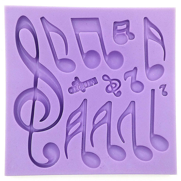 Musical Notes Fondant Cake Mold Silicone Chocolate Mold Baking Cake Decorating Tool