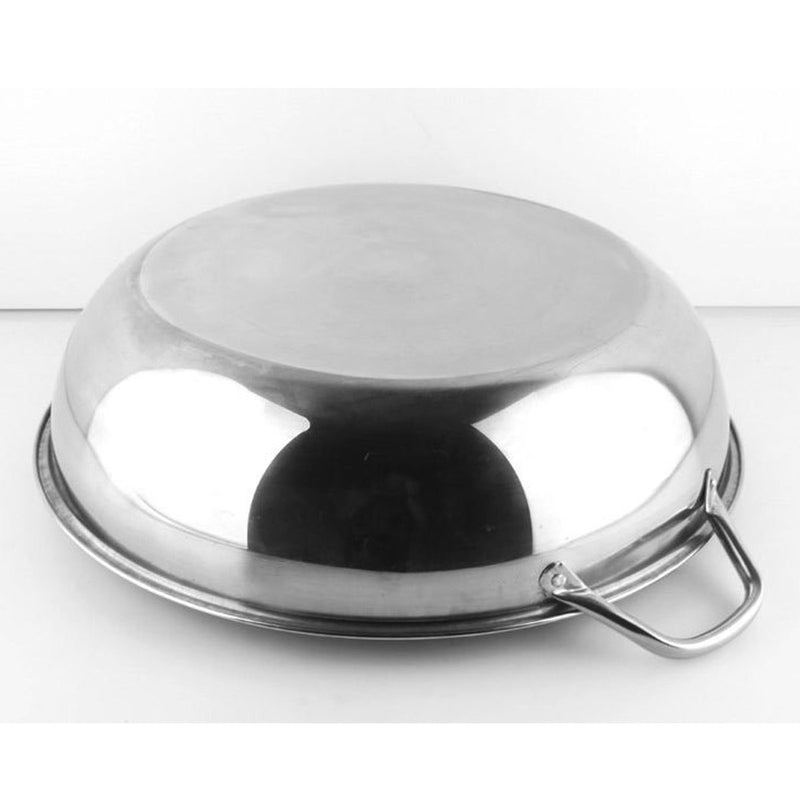 38cm Thick Stainless Steel Hot Pot Two-Flavors Induction Cooker Kitchen Cookware