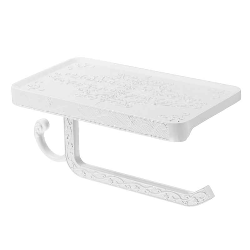 AU Wall Mounted Toilet Roll Tissue Paper Shelf Holder Stand Phone Shelf Bathroom Paper Hold