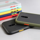 For OnePlus 7 Pro Case Bakeey Armor Shockproof Anti-fingerprint Matte Translucent Hard PC&Soft TPU Edge Protective Case
