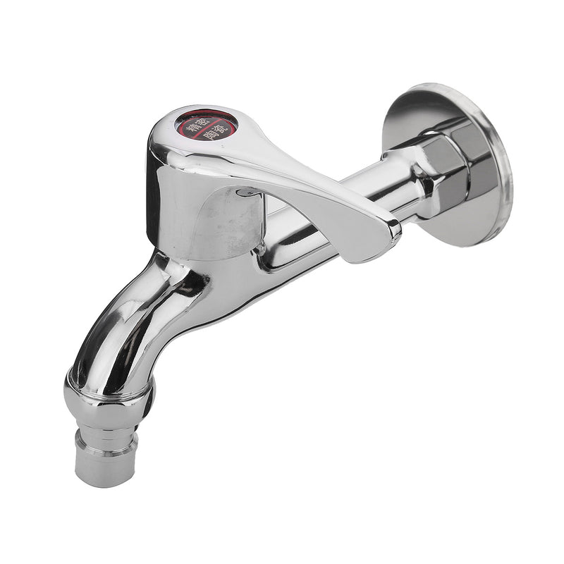 Washing Machine Wall Mount Single Cold Tap Handle Laundry Extra Long Water Faucet Sink
