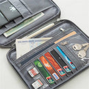 RFID Blocking Travel Card Storage Bag Passport Document Wallet Organizer Holder