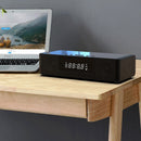 BS-39A Wireless Charging Bluetooth Speaker Hands-free Calling Smart Alarm with Remote Control Audio Soundbar