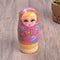 Wooden Russian Nesting Babushka Matryoshka 5 Dolls Set Hand Painted Decorations