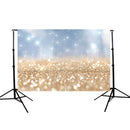 5x3FT Vinyl Golden Glitter Sequin Photography Backdrop Photo Studio Background