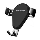 Bakeey 10W Fast Qi Wireless Charging Gravity Auto Lock Car Phone Holder Stand for iPhone 8 X