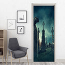 Miico MT007 Door Sticker Halloween Sticker Removable  Wall Sticker For Room Decoration