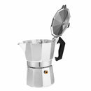 50 / 100 / 150 / 450ml Silver Aluminum Octagonal Mocha Coffee Pot Cup Percolator Maker Tea Pot