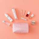 Jordan&Judy PE Waterproof Cosmetic Bag Women Travel Portable Wash Bag Clutch Bag