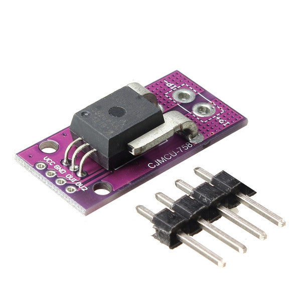 5Pcs CJMCU-758 ACS758LCB-050B-PFF-T Linear Current Sensor Hall Current Module For