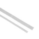 TWO TREES 6mm/10mm Width PU White Timing Belt fiberglass Synchronous Belt with Steel Core 10M Long for 3D Printer