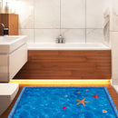 Miico FX82022 3D Starfish Shell Pool Stickers Summer Aquarium Toilet Door Decoration Wall Sticker